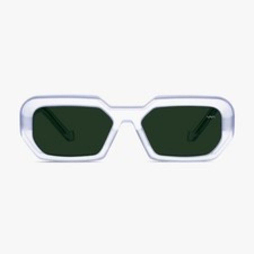 NWT Vava WL0052-CRIS-Mat GRE SIL Cristal Matte/Green/Silver / Sunglasses